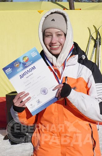 Гайсина Юлия. «Лыжня России - 2023». Фото Екатерины Поздеевой