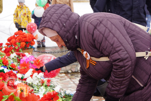 Торжественный митинг, 9 мая 2023 г. Фото Екатерины Поздеевой