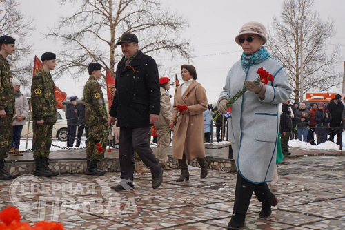 Торжественный митинг, 9 мая 2023 г. Фото Екатерины Поздеевой
