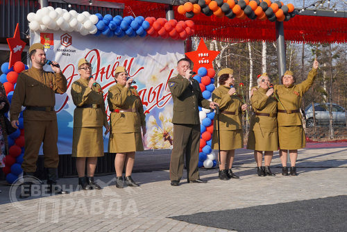 Концерт к празднику 9 Мая. Фото Екатерины Поздеевой