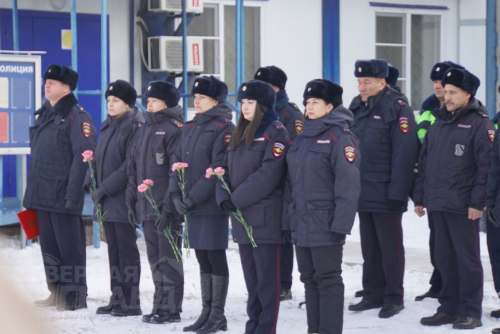 Открытие мемориальной памятной доски Донскому Сергею Кимовичу, 10 ноября 2023 г. Фото Екатерины Поздеевой