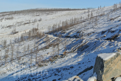 Строительство автодороги ГМК «Удокан». Фото Егора Седых и Марины Здор