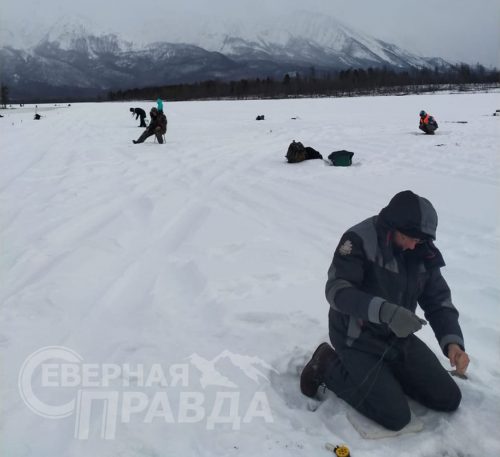 Зимняя рыбалка, озеро Соколанда, март 2023 г. Фото предоставлено Игорем Кузнецовы