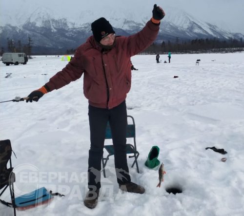 Зимняя рыбалка, озеро Соколанда, март 2023 г. Фото предоставлено Игорем Кузнецовы