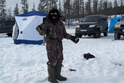 Зимняя рыбалка, озеро Соколанда, март 2023 г. Фото предоставлено Игорем Кузнецовы