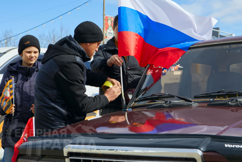 Автопробег – Вахта Памяти «Сыны Победы», 7 мая 2023 г. Фото Александра Савченко