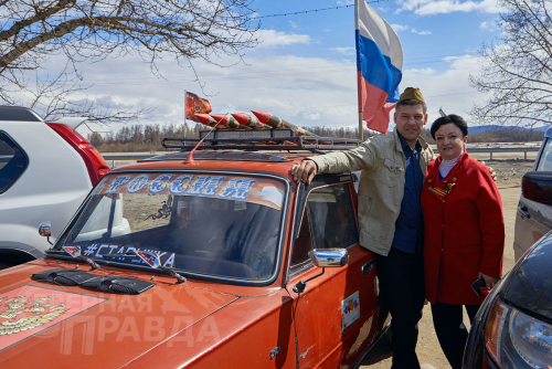 Автопробег – Вахта Памяти «Сыны Победы», 7 мая 2023 г. Фото Александра Савченко