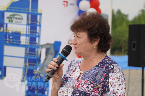 Открытие асфальтобетонного завода, 14 августа 2023 г. Фото Екатерины Поздеевой