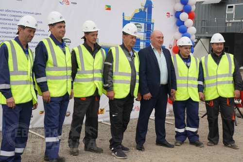 Открытие асфальтобетонного завода, 14 августа 2023 г. Фото Екатерины Поздеевой