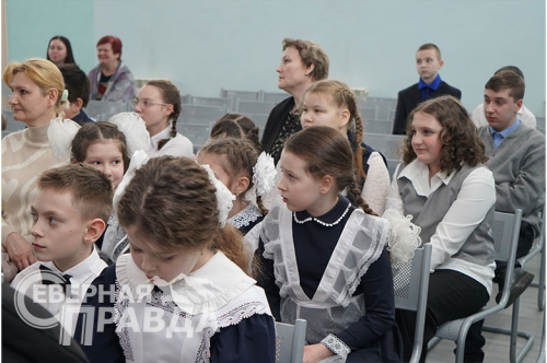 Детский конкурс чтецов, Новочарская СОШ, 16 февраля 2024 г. Фото Екатерины Поздеевой