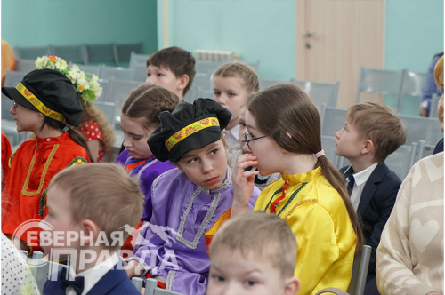 Детский конкурс чтецов, Новочарская СОШ, 16 февраля 2024 г. Фото Екатерины Поздеевой