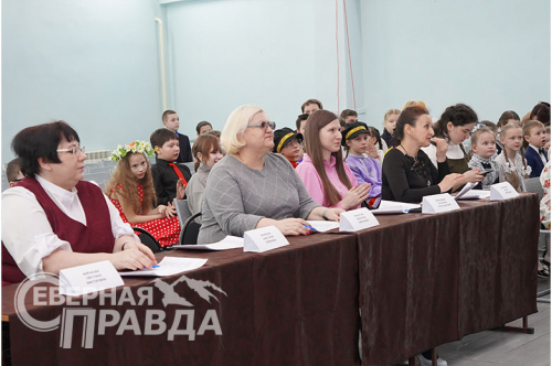 Детский конкурс чтецов, Новочарская СОШ, 16 февраля 2024 г. Фото Екатерины Поздеевой