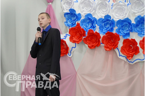 Детский конкурс чтецов, Новочарская СОШ, 16 февраля 2024 г. Фото Екатерины Поздеевой