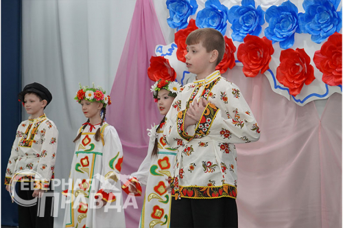 Детский конкурс чтецов, Новочарская СОШ, 16 февраля 2024 г. Фото Екатерины Поздеевой