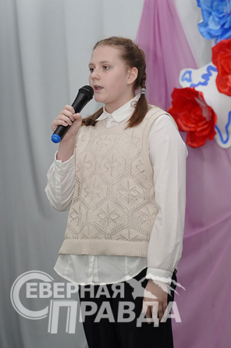 Детский конкурс чтецов, Новочарская СОШ, 16 февраля 2024 г. Фото Екатерины Поздеевой