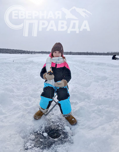 Зимняя рыбалка 2024, озеро Большая Соколанда. Фото Оксаны Холшевниковой