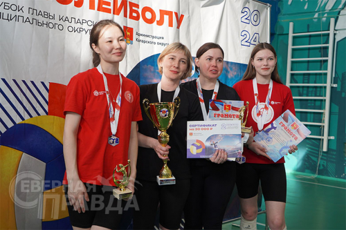 Турнир по волейболу, 28 апреля 2024 г. Фото Екатерины Поздеевой