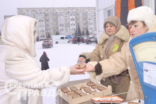 Акция «Блокадный хлеб» в Новой Чаре, 27 января 2025 года