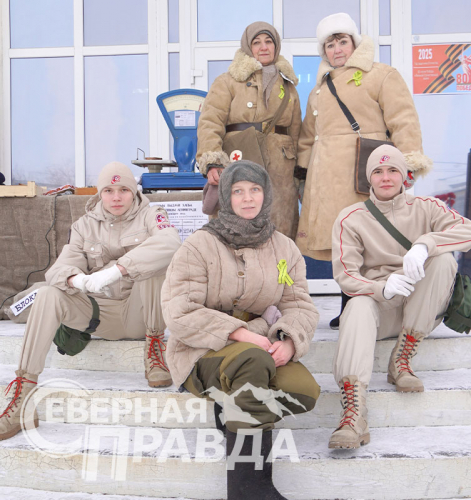 Акция «Блокадный хлеб» в Новой Чаре, 27 января 2025 года