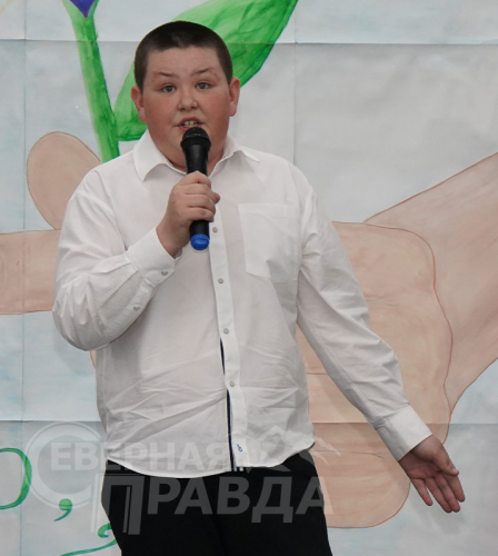 Конкурс чтецов «Мир, добро и красота» в Новочарской СОШ № 2. Фото Екатерины Поздеевой