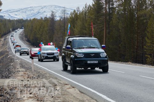Автопробег «Вахта Памяти. Сыны Победы», 3 мая 2025 г. Фото службы новостей «СП».