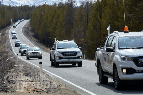 Автопробег «Вахта Памяти. Сыны Победы», 3 мая 2025 г. Фото службы новостей «СП».