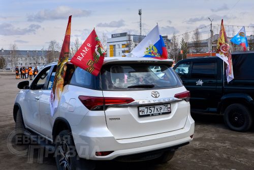 Автопробег «Вахта Памяти. Сыны Победы», 3 мая 2025 г. Фото службы новостей «СП».