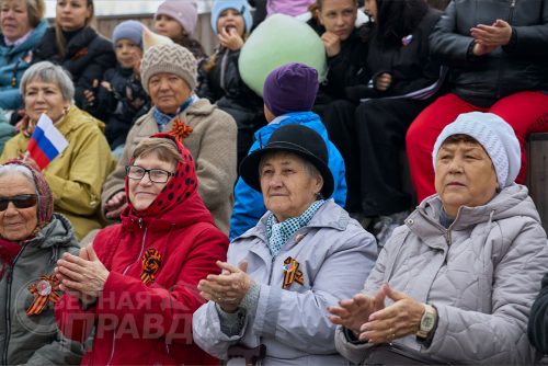 Концерт, Новая Чара, 9 мая 2025 г. Фото службы новостей «СП»