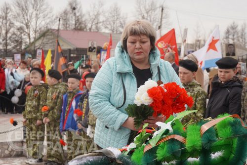 Торжественный митинг, Чара, 9 мая 2025 г. Фото Екатерины Поздеевой