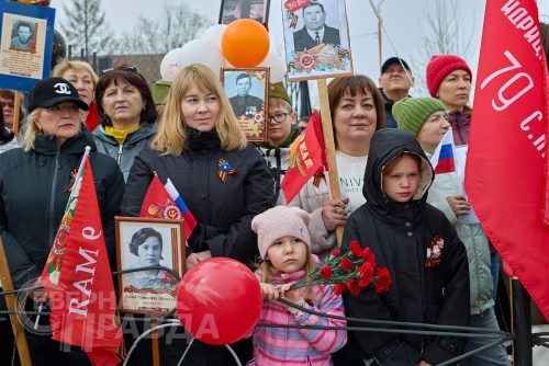 Торжественный митинг, Чара, 9 мая 2025 г. Фото службы новостей «СП»