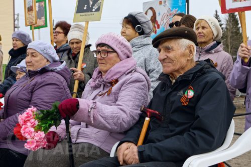 Торжественный митинг, Чара, 9 мая 2025 г. Фото службы новостей «СП»