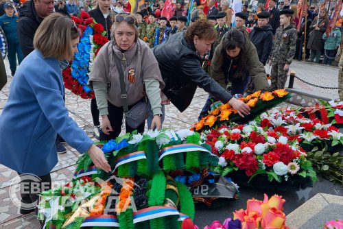 Торжественный митинг, Чара, 9 мая 2025 г. Фото службы новостей «СП»