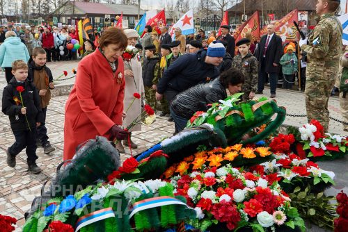 Торжественный митинг, Чара, 9 мая 2025 г. Фото службы новостей «СП»