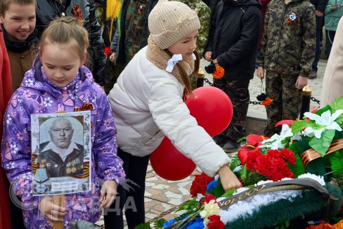 Торжественный митинг, Чара, 9 мая 2025 г. Фото службы новостей «СП»
