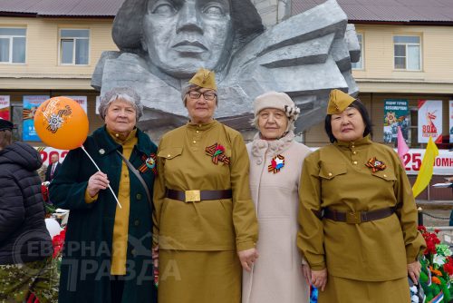 Торжественный митинг, Чара, 9 мая 2025 г. Фото службы новостей «СП»
