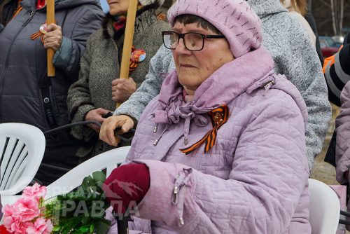 Торжественный митинг, Чара, 9 мая 2025 г. Фото службы новостей «СП»