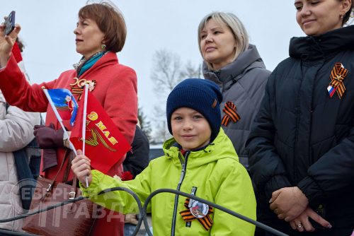 Торжественный митинг, Чара, 9 мая 2025 г. Фото службы новостей «СП»