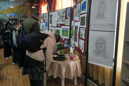 Выставка «Мы помним этот миг Победы», Каларский историко-краеведческий музей, май 2025 г. Фото Натальи Бастрыкиной