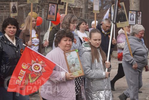 «Бессмертный полк», Чара, 9 мая 2025 г. Фото Екатерины Поздеевой