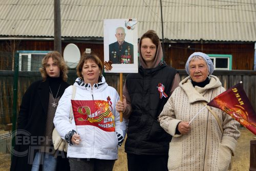 «Бессмертный полк», Чара, 9 мая 2025 г. Фото службы новостей «СП»