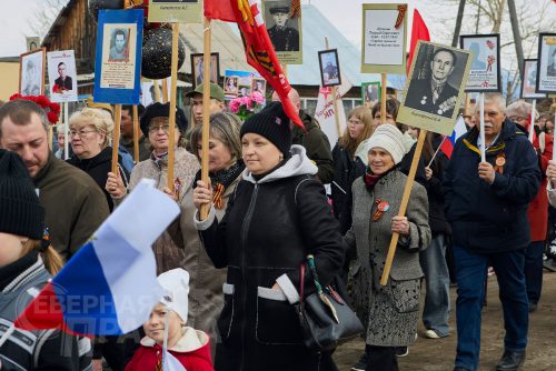 «Бессмертный полк», Чара, 9 мая 2025 г. Фото службы новостей «СП»