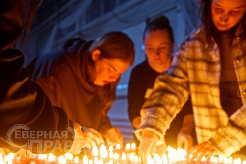 Акция «Свеча памяти» от «Удоканской меди», май 2025 г. Фото службы новостей «СП»