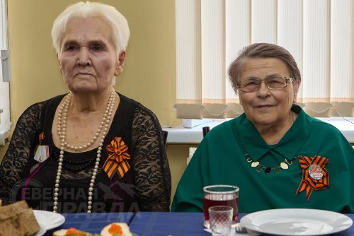 Встреча главы округа с детьми войны и тружениками тыла, 8 мая 2025 г. Фото службы новостей «СП».
