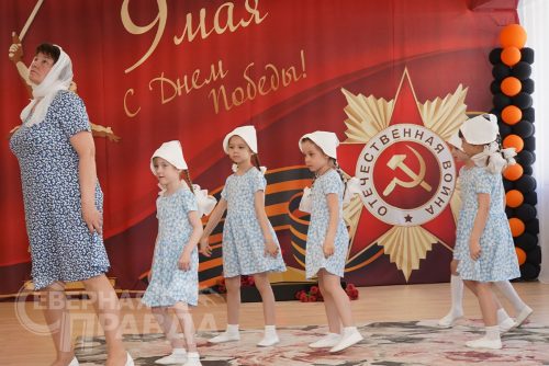 Праздник День Победы в детском саду «Берёзка», Новая Чара, 2025 г. Фото Екатерины Поздеевой