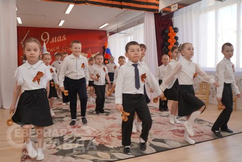 Праздник День Победы в детском саду «Берёзка», Новая Чара, 2025 г. Фото Екатерины Поздеевой