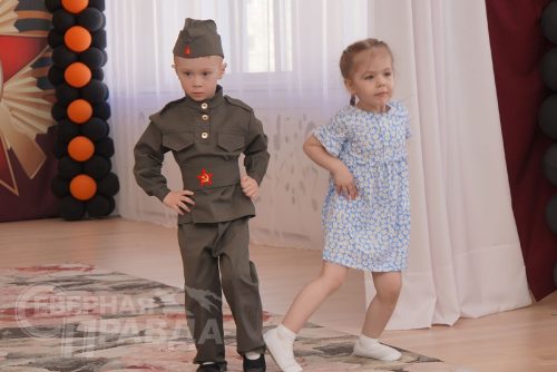 Праздник День Победы в детском саду «Берёзка», Новая Чара, 2025 г. Фото Екатерины Поздеевой