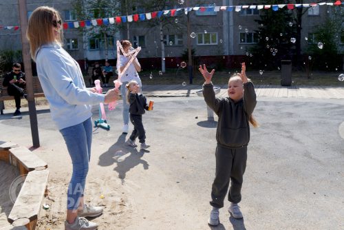 День защиты детей, Новая Чара, 1 июня 2025 г. Фото Екатерины Поздеевой