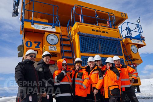 Гости XII Забайкальского международного кинофестиваля в Каларском округе, Удоканское месторождение, 2025 г. Фото службы новостей «СП»