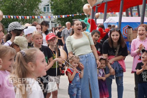 Праздник в День металлурга, Новая Чара, 27 июля 2025 г. Фото Екатерины Поздеевой