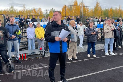 Церемония награждения призёров «Кросса нации – 2025», Новая Чара, 12 сентября 2025 г. Фото службы новостей «СП»